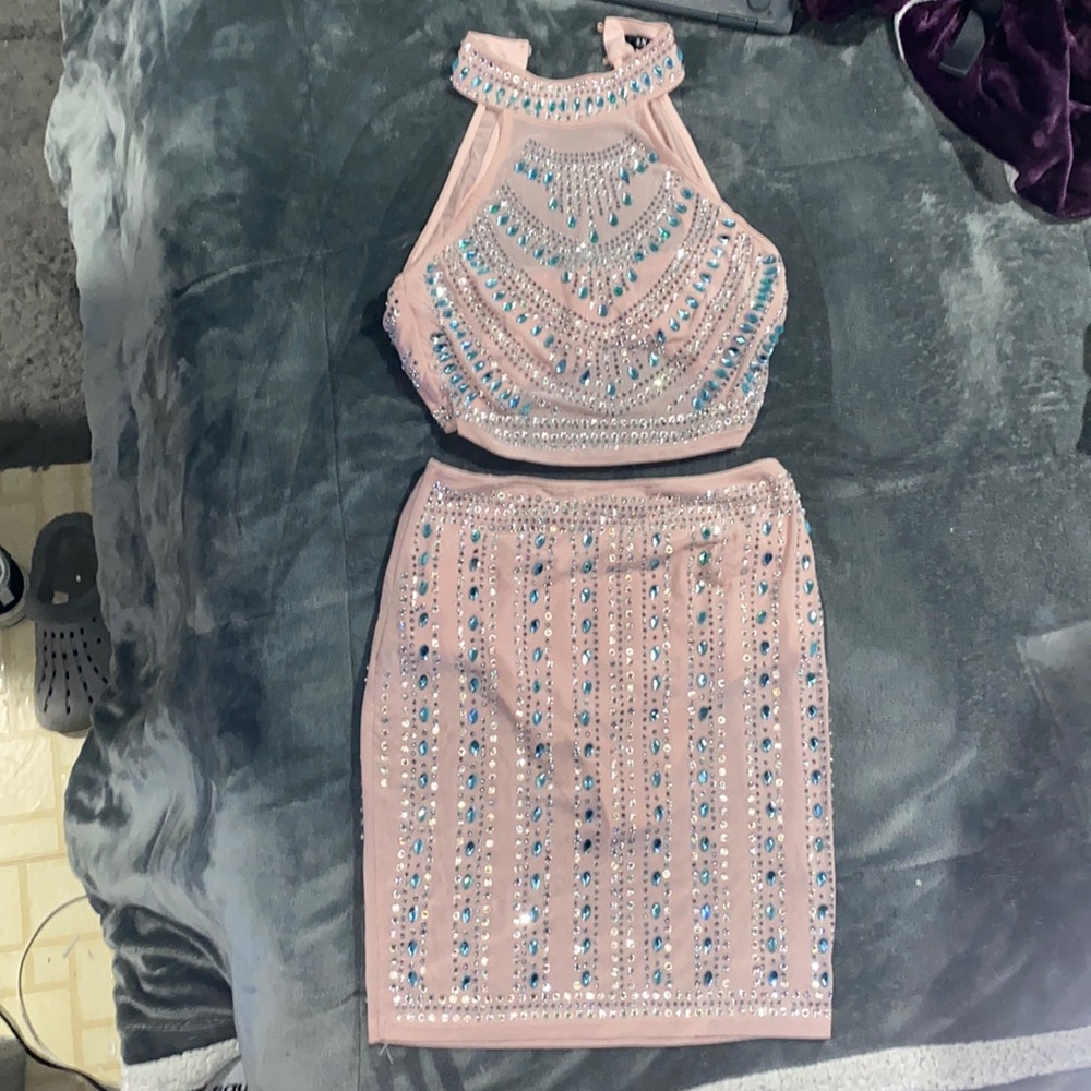 Prom or homecoming two piece dress